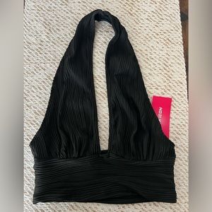 Black Halter Top